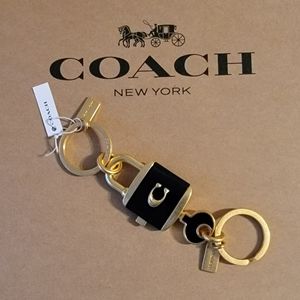 Coach Bag Charm Key Ring